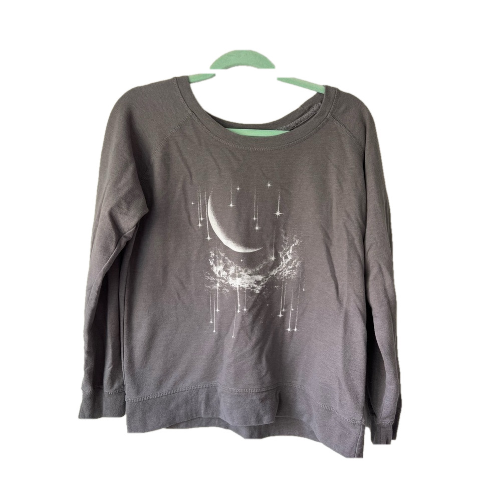 Instant Message Womens Celestial Grey Sweatshirt